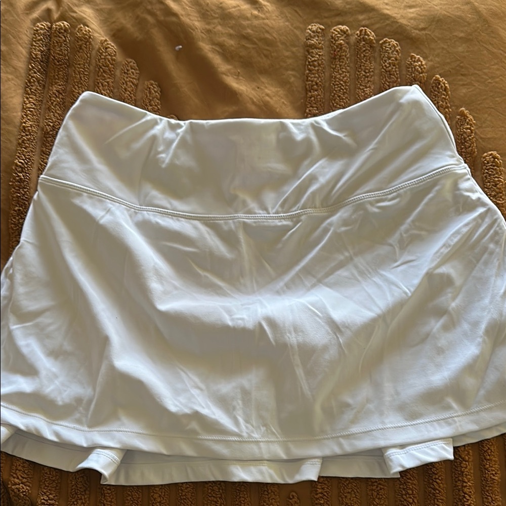 Baleaf White Mini Bubble Skirt Athletic
